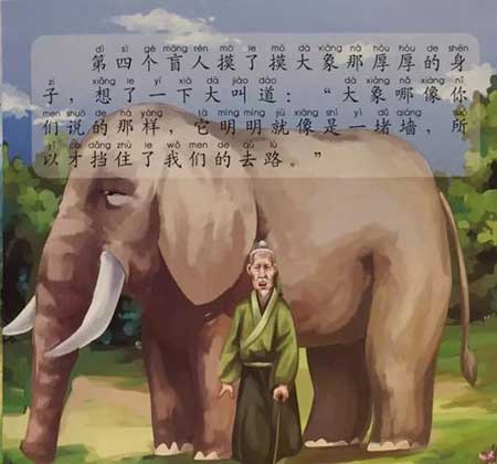 瞎子摸象下一句