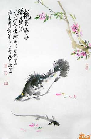 桃花流水鳜鱼肥下一句