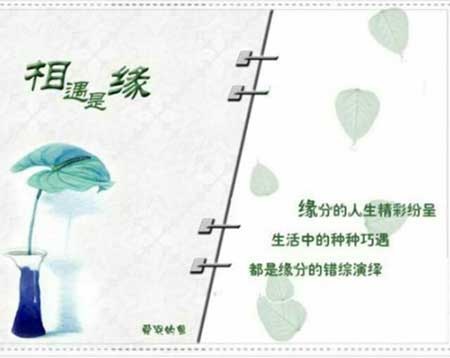 相聚是缘下一句