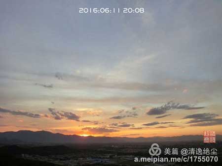 朝霞不出门晚霞行千里下一句