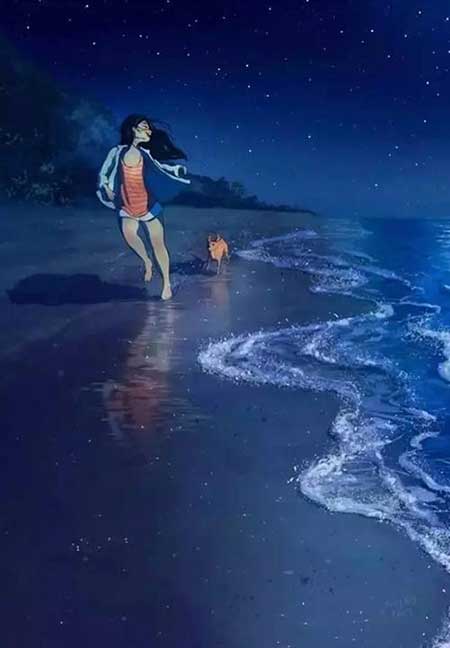 凌晨三点钟星星也很孤独下一句