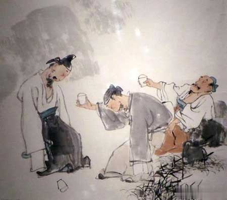 莫笑农家腊酒浑下一句