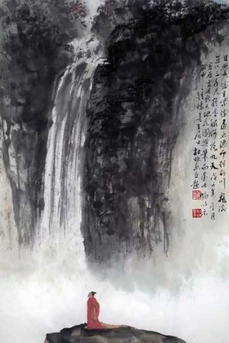 日照香炉生紫烟下一句