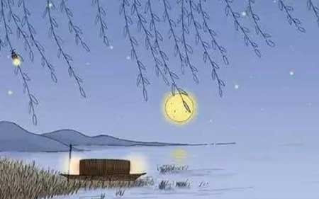 京口瓜洲一水间下一句