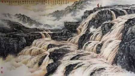 九曲黄河万里沙下一句是什么