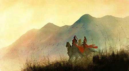 山下旌旗在望的下一句