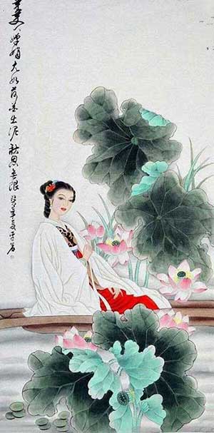 常记溪亭日暮下一句