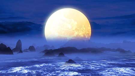 海上生明月下一句