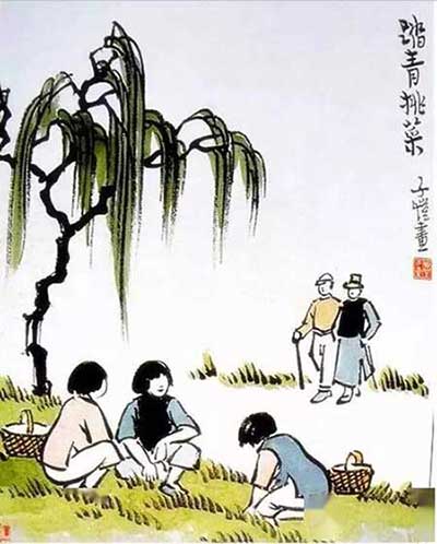 童孙未解供耕织下一句