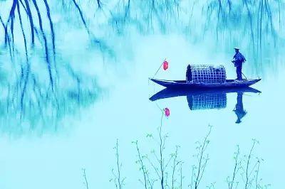 青箬笠绿蓑衣的下一句
